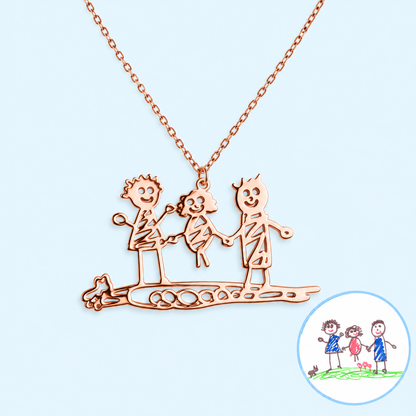 Doodle™ - Custom Drawing Necklace